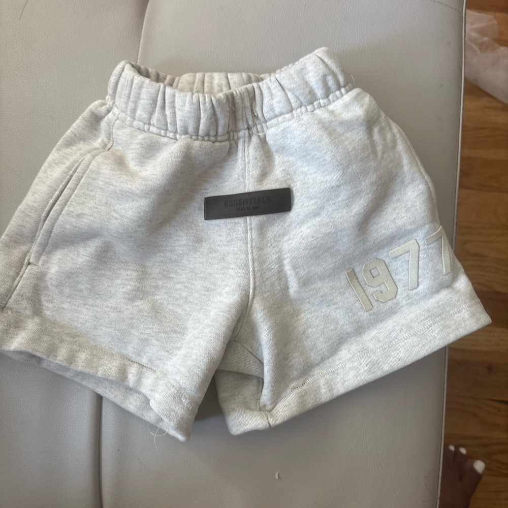 Essentials Kids Gray Shorts